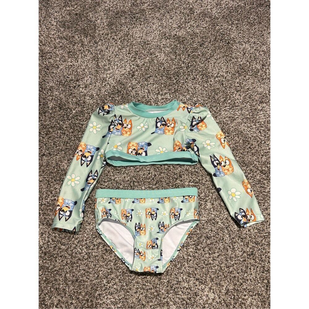 Bluey 2 piece bathing suit size 2T